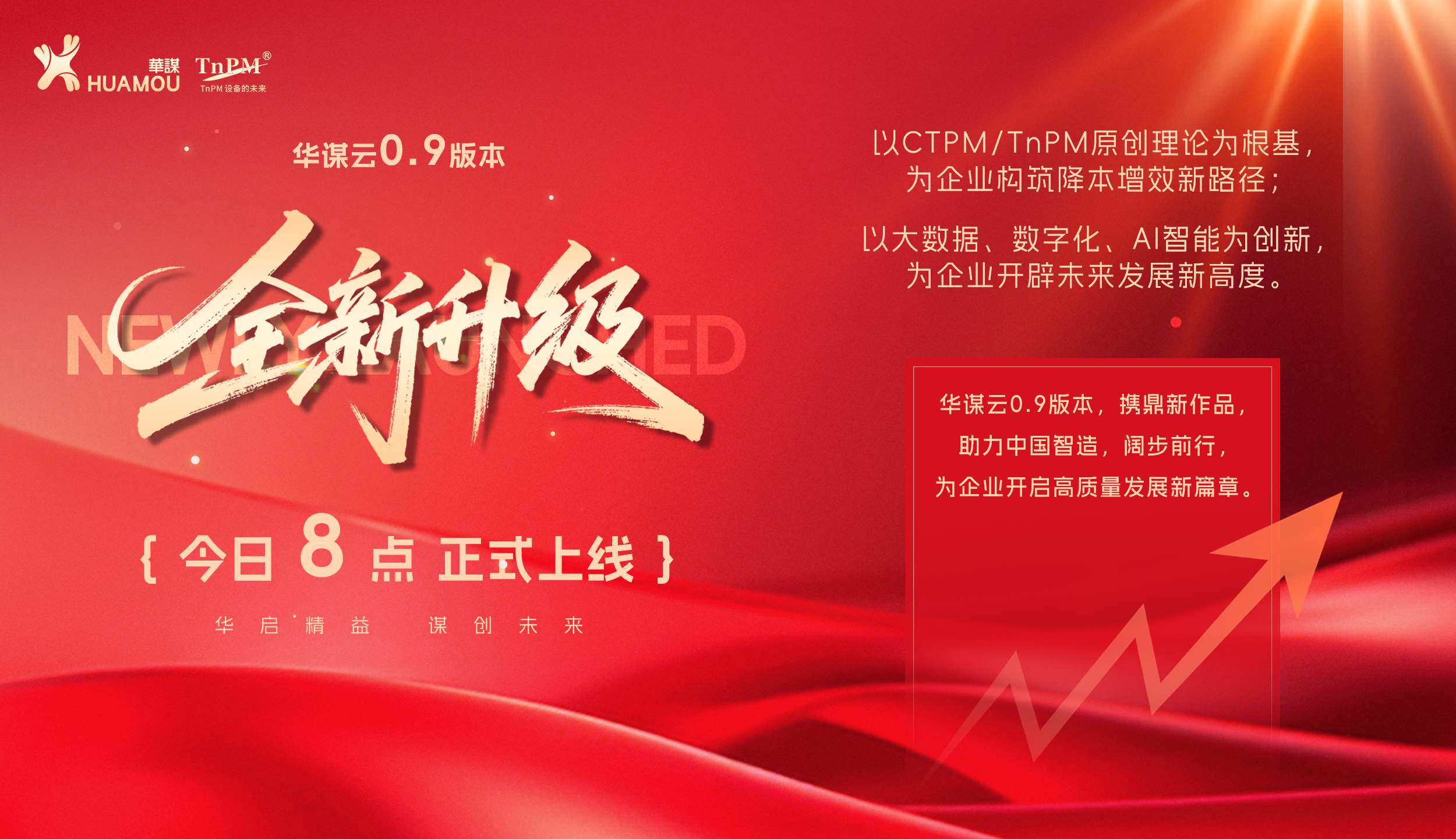 華謀云0.9版本正式發(fā)布！六大黑科技加持，助力企業(yè)管理效率飛躍式提升